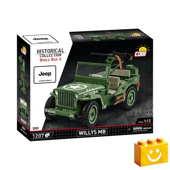 Termékkép a dobozról -COBI-2805 – Jeep Willys MB terepjáró – 100% kompatibilis minden más kedvelt márkával