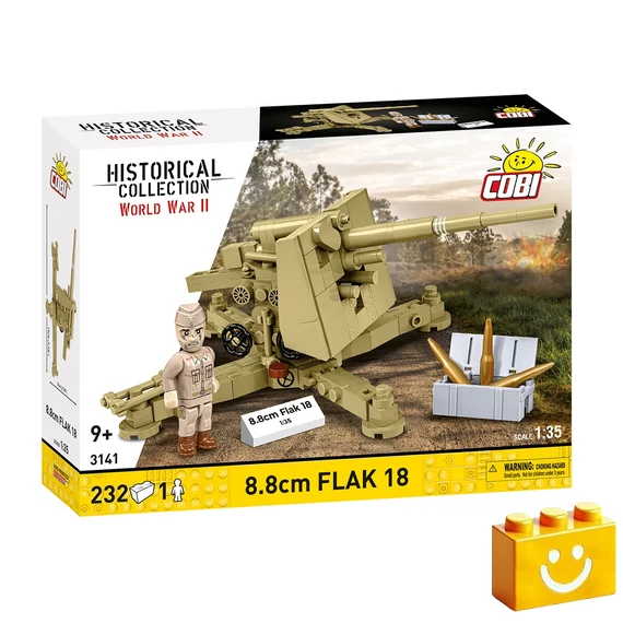 Termékkép a dobozról - COBI - 3141 - 8,8 cm Flak 18 (DAK) légvédelmi ágyú