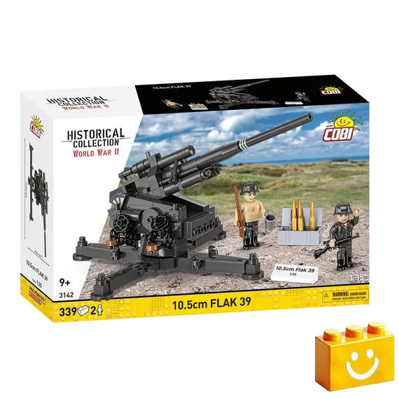 Termékkép a dobozról - COBI - 3142 - 10,5 cm Flak 39 nehéz légvédelmi ágyú