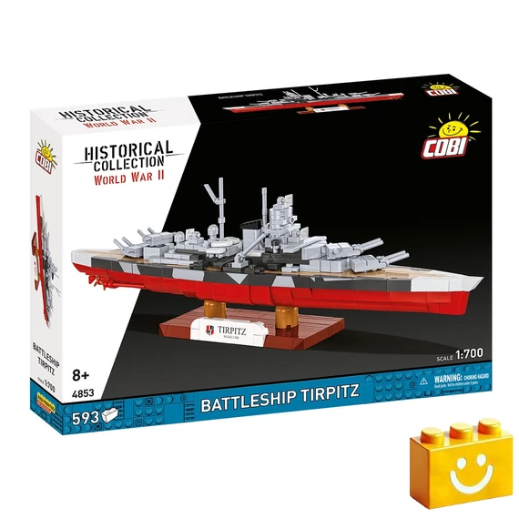 Termékkép a dobozról - COBI 4853 - Tirpitz csatahajó