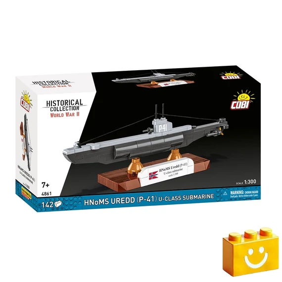 Termékkép a dobozról - COBI 4861 - HNoMS Uredd (P-41) U-class submarine - norvég tengeralattjáró model