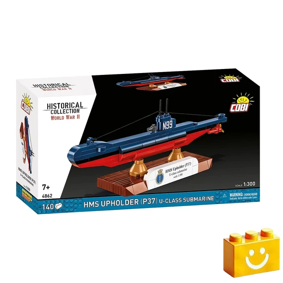 Termékkép a dobozról - COBI 4862 - HMS Upholder (P37) U-class tengeralattjáró - brit haditengerészeti tengeralattjáró