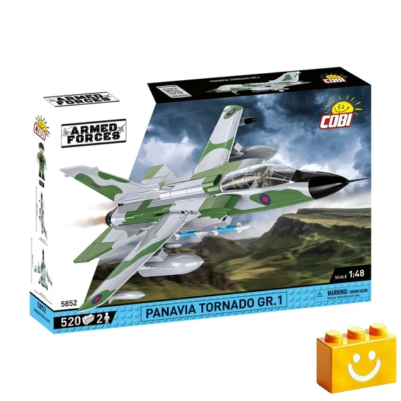 Termékkép a dobozról -COBI-5852 – Panavia Tornado GR.1 – Brit vadászbombázó – 100% kompatibilis minden más kedvelt márkával