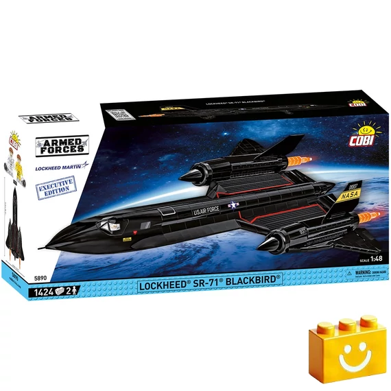 Termékkép a dobozról -COBI-5890 – Lockheed SR-71 Blackbird – Executive Edition – 100% kompatibilis minden más kedvelt márkával