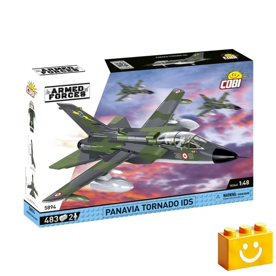Termékkép a dobozról -COBI-5894 – Panavia Tornado IDS (Italia) – Olasz vadászbombázó – 100% kompatibilis minden más kedvelt márkával