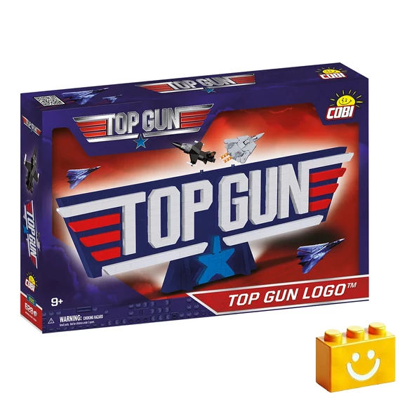 Termékkép a dobozról - COBI-5925 TOP GUN LOGO - 100% kompatibilis minden más kedvelt márkával
