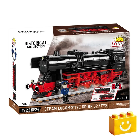Termékkép a dobozról - COBI® 6283 – DR BR 52/Ty2 gőzmozdony építőjáték