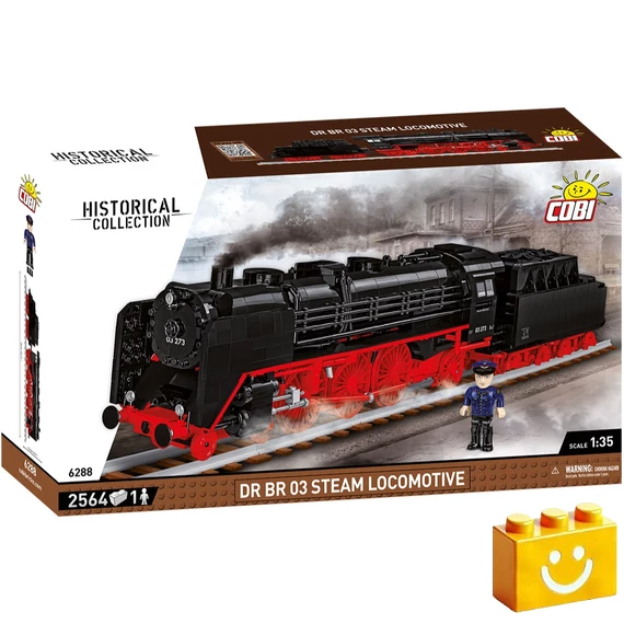 Termékkép a dobozról - COBI 6288 - DR BR 03 gőzmozdony építőjáték