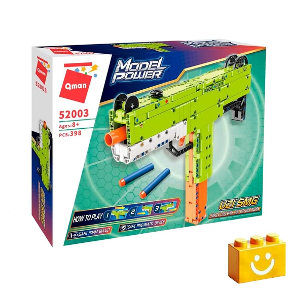 Termékkép a dobozról - QMAN® 52003 - UZI játékpisztoly