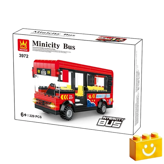 Termékkép a dobozról - WANGE® 3972 - Intercity piros busz