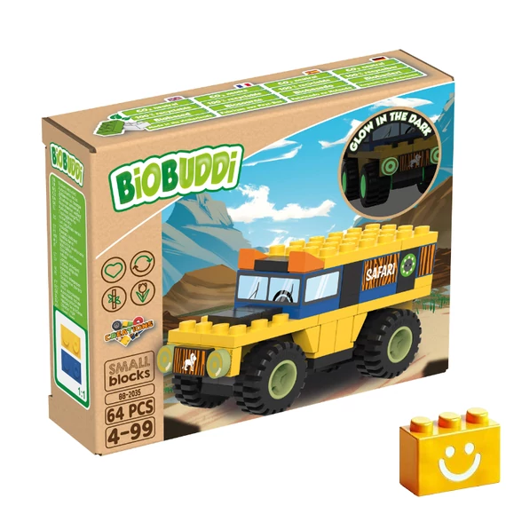 Termékkép a dobozról - BiOBUDDi® BB-2035 | bio építőjáték | Jeep