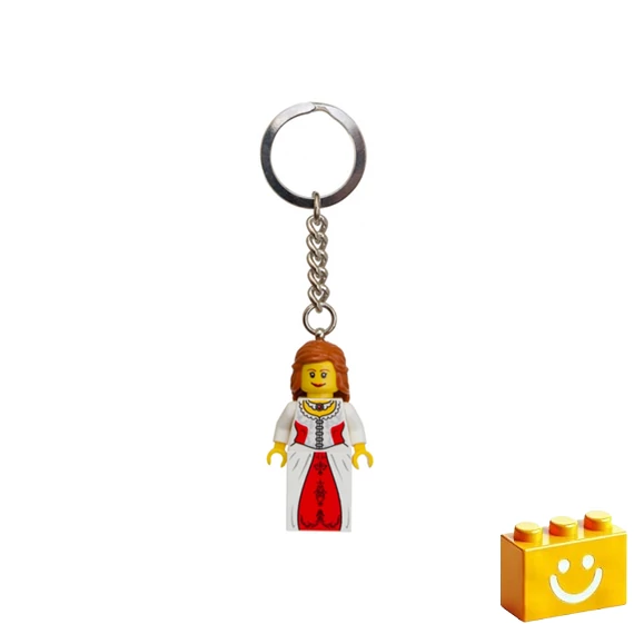 Termékkép a dobozról - LEGO® Kiegészítő Kulcstartó Kingdoms Hercegnő - barna hajú