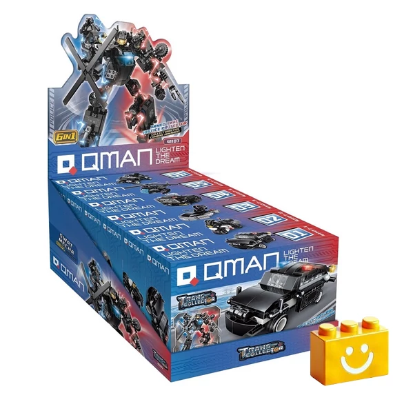 Termékkép a dobozról - QMAN® 41107 - 6 az 1-ben SWAT Mecha harci robot