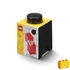 Kép 1/4 - Termékkép a dobozról - LEGO® Kiegészítő - Tároló kocka 1-es fekete