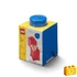 Kép 1/4 - Termékkép a dobozról - LEGO® Kiegészítő - Tároló kocka 1-es kék