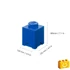 Kép 3/4 - LEGO® Kiegészítő - Tároló doboz 1-es kék
