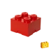 Kép 1/2 - Termékkép a dobozról - LEGO® Kiegészítő - Tároló kocka 4-es piros