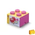 Kép 1/4 - Termékkép a dobozról - LEGO® Kiegészítő - Tároló kocka 4-es pink