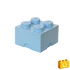 Kép 1/2 - Termékkép a dobozról - LEGO® Kiegészítő - Tároló kocka 4-es világos kék