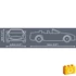 Kép 4/8 - COBI 24504 – Maserati GranCabrio építőjáték – 100% kompatibilis minden más kedvelt márkával