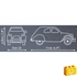 Kép 5/8 - COBI 24513 – Citroën 2CV Dolly építőjáték – 100% kompatibilis minden más kedvelt márkával