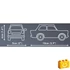 Kép 4/8 - COBI 24516 – Trabant 601 DELUXE építőjáték – 100% kompatibilis minden más kedvelt márkával