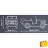 Kép 4/8 - COBI 24517 – Jeep Willys CJ-2A (Zöld) építőjáték – 100% kompatibilis minden más kedvelt márkával