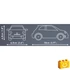 Kép 4/8 - COBI 24601 – Abarth 595 Competizione építőjáték – 100% kompatibilis minden más kedvelt márkával