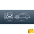 Kép 7/8 - COBI 24627 - Citroën Type H autószállító és 2CV Type AZ - klasszikus francia járműszett - 100% kompatibilis minden más kedvelt márkával