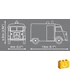 Kép 6/6 - COBI 24630 - Citroen Type H Police - klasszikus francia rendőrségi furgon - 100% kompatibilis minden más kedvelt márkával