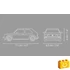 Kép 3/6 - COBI 24663 - Volkswagen Golf GTI (1976-1983) - sárga - 100% kompatibilis minden más kedvelt márkával