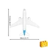 Kép 6/8 - COBI 26603 - Boeing 787 Dreamliner  építőjáték – 100% kompatibilis minden más kedvelt márkával