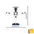 Kép 5/8 - COBI 26624 – Beechcraft T-6 Texan II (USAF) építőjáték – 100% kompatibilis minden más kedvelt márkával