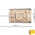 Kép 5/8 - COBI-2710 – Panzer VI Tiger '131' nehéz harckocsi – 100% kompatibilis minden más kedvelt márkával