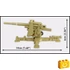 Kép 4/12 - COBI 3143 - Sd.Kfz. 8 és 8,8 cm Flak 36 (DAK) - német féllánctalpas vontató és légvédelmi ágyú készlet - 100% kompatibilis minden más kedvelt márkával
