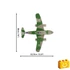 Kép 8/8 - COBI-5721 – Messerschmitt Me 262A-1A – német sugárhajtású vadászrepülőgép – 100% kompatibilis minden más kedvelt márkával