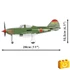 Kép 6/8 - COBI-5747 – Bell P-39Q Airacobra – szovjet vadászrepülőgép – 100% kompatibilis minden más kedvelt márkával