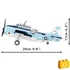 Kép 3/8 - COBI-5752 – Grumman TBF Avenger – amerikai torpedóvető – 100% kompatibilis minden más kedvelt márkával