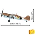 Kép 5/8 - COBI-5761 – Messerschmitt Bf 109 G – német vadászrepülőgép – 100% kompatibilis minden más kedvelt márkával