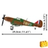 Kép 3/8 - COBI 5762 – Hawker Hurricane (No. 302 Sqn. RAF) – brit vadászrepülőgép építőjáték – 100% kompatibilis minden más kedvelt márkával