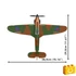 Kép 4/8 - COBI 5762 – Hawker Hurricane (No. 302 Sqn. RAF) – brit vadászrepülőgép építőjáték – 100% kompatibilis minden más kedvelt márkával