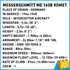 Kép 10/10 - COBI 5766 - Messerschmitt Me 163B „Komet” - német rakétahajtású vadászrepülő - 100% kompatibilis minden más kedvelt márkával