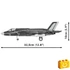Kép 7/8 - COBI-5830 – F-35B Lightning II – Lopakodó vadászbombázó építőjáték – 100% kompatibilis minden más kedvelt márkával