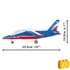 Kép 6/8 - COBI-5841 – Alpha Jet – Patrouille de France – Francia bemutató repülőgép építőjáték – 100% kompatibilis minden más kedvelt márkával