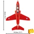 Kép 7/8 - COBI-5844 – BAe Hawk T1 „Red Arrows” – Brit bemutató repülőgép építőjáték – 100% kompatibilis minden más kedvelt márkával