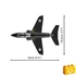 Kép 7/8 - COBI-5845 – BAe Hawk T1 – Brit kiképző repülőgép építőjáték – 100% kompatibilis minden más kedvelt márkával