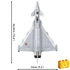 Kép 4/8 - COBI-5849 – Eurofighter F2000 Typhoon – Olasz többcélú vadászgép építőjáték – 100% kompatibilis minden más kedvelt márkával