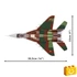 Kép 7/8 - COBI-5851 – MiG-29 (Kelet-Németország) – Vadászgép építőjáték – 100% kompatibilis minden más kedvelt márkával