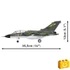 Kép 5/8 - COBI-5894 – Panavia Tornado IDS (Italia) – Olasz vadászbombázó építőjáték – 100% kompatibilis minden más kedvelt márkával