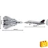Kép 9/9 - COBI 5920 - Grumman F-14 Tomcat vadászgép építőjáték – 100% kompatibilis minden más kedvelt márkával